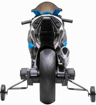 Motocikletë elektrike për kalamaj BMW HP4, 12V, rrota EVA, blu