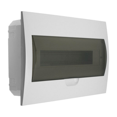 Kabinet shpërndarës elektrik me shinë DIN, 18 module, 364x215x65 mm, i bardhë