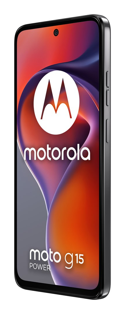 Телефон Motorola Moto G15 Power, 6.72\", 8GB 512GB, сив
