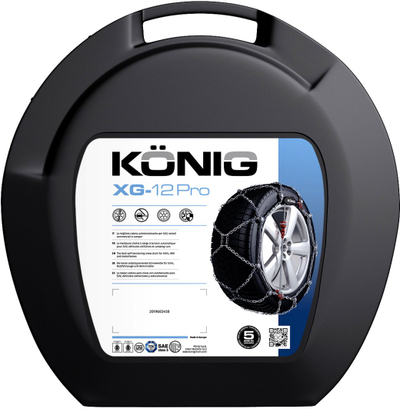 Zinxhirë bore König XG-12 Pro STR 250, profil 12mm, për SUV dhe furgona