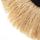 Pasqyrë gjysëm-rrumbullakët sisal-abace 85×3×50 cm (HM7799), zezë