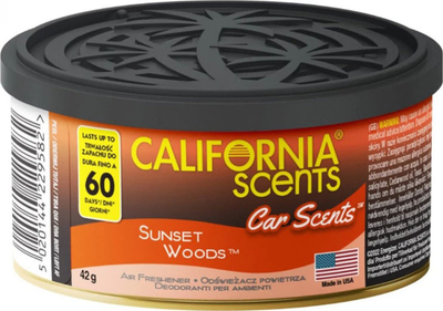 Aromatizues ajri California Scents E303650300, 42g, aromë Sunset Woods