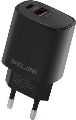 Karikues Beline BLN2CW30, 30W GaN, USB C dhe USB A, i zi