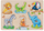 Puzzle druri për mur Goki Wild Animal Babies, 6 copa, 30 x 21 cm, shumëngjyrësh