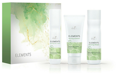 Set për kujdes të flokëve Wella Professionals Elements Kit, Shampo rinovuese 250 ml + Balsam hidratues 200 ml + Balsam 150 ml
