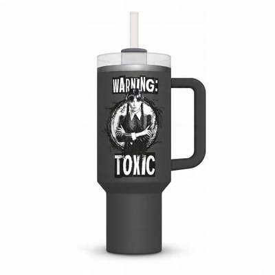 Gotë termo Wednesday Tumbler, 40Oz 1.2L, izolim termik, shumëngjyrëshe