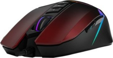 Mouse gaming A4tech Bloody W60 Max Activated, 16000 DPI, me kabllo, i zi me të kuqe