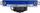 Ftohës vaji TurboWorks Race, 13 rreshta, ventilator 5", blu