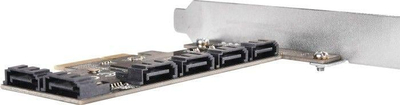 Kartë kontrolli SATA SilverStone ECS06, 6 porta SATA 6Gb/s, PCI Express Gen3 x2, e zezë