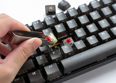 Tastierë Ducky One 3 Aura Black SF, Cherry MX Silent Red, e zezë