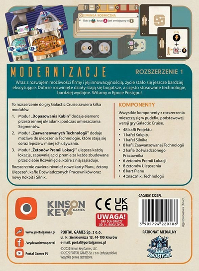 Zgjerim loje tavoline Galactic Cruise Upgrades, strategjike, për Galactic Cruise