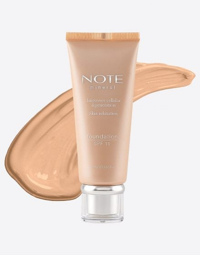Note Mineral Foundation Natural Glow SPF 15 - Coral Seaweed