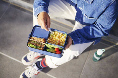 Kuti dreke Mepal ELLIPSE Bento Box, plastike pa BPA, Nordic Sage
