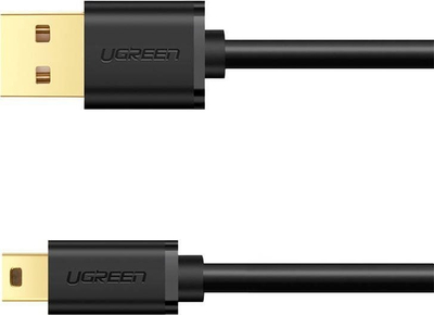 Kabllo USB Ugreen 10355B, USB-A me USB-B, 1 m, e zezë
