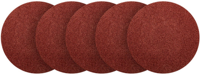 Disqe gërryese Velcro 150mm P40, set 5 copë, pa vrima