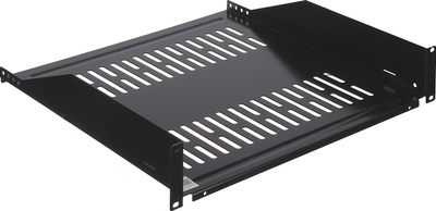 Rafte për RACK Delta Shelf 19" 2U P19-2U/459, thellësi 459mm, set 2 copë, metal