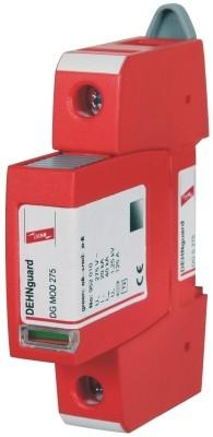 Mbrojtës i tensionit Dehn DEHNGUARD S 275, 1-pol, për rrjet 230V AC