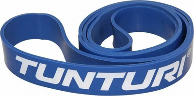 Shirit rezistence Tunturi Power Band Heavy, i gjërë, me rezistencë të lartë, blu