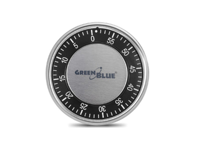 Timer mekanik GreenBlue GB152, 60 minuta, magnet, argjendtë
