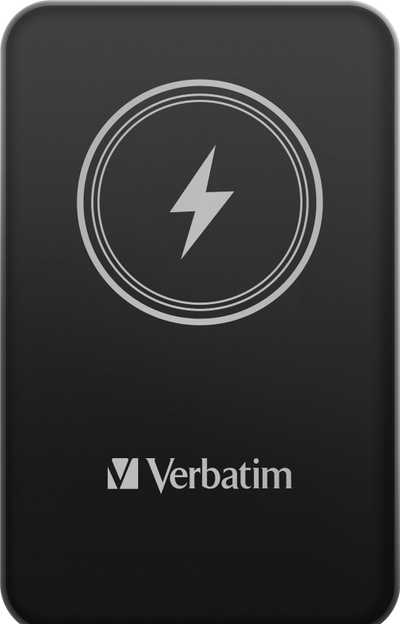 Powerbank Verbatim Charge n Go, 5000mAh, karikim magnetik wireless 15W, i zi