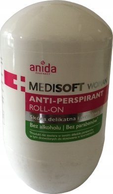 Deodorant roll on Anida Medisoft, për lëkurë të hollë e të ndjeshme, për gra, 50ml