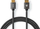 Kabllo HDMI Nedis High Speed, 2 m, 4K 60Hz, gun metal