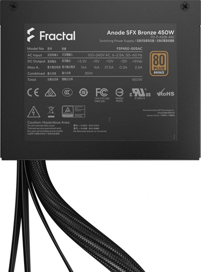 Burim energjie Fractal Design Anode SFX Bronze 450W (FD-P-AS2B-450), i zi 