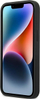 Këllëf telefoni BMW Leather Stamp për iPhone 14 Plus 6.7", lëkurë origjinale, hardcase, i zi