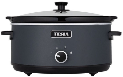 Tенџере за бавно готвење TESLA SlowCook S500, 5l, 2 нивоа на температура, инокс