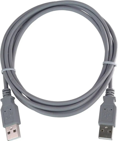 Kabllo USB PremiumCord USB 2.0 A në A, 3m, 480 Mbps, gri