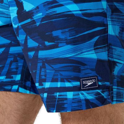 Shorce noti Speedo Redondo Edge 18", print digjital, blu