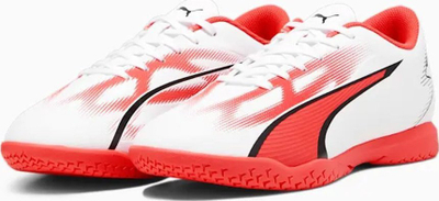Këpucë futbolli për sallë Puma Ultra Play IT Breakthrough Pack, nr. 44, të bardha me të kuqe