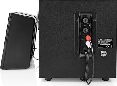 Kutia altoparlantë Nedis GSPR10021BK Gaming 2.1, 33W, 3.5mm USB, e zezë