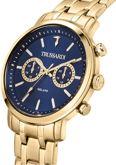 Orë për meshkuj Trussardi T-Couple R2453147002, e artë