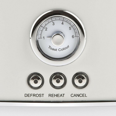 Toster G3Ferrari G10134, 815W, 2 vende, inox i bardhë
