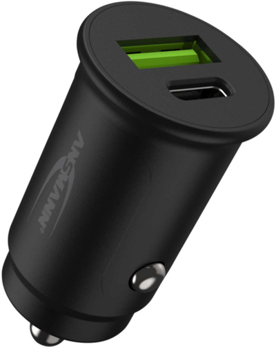 Karikues makine Ansmann CC230PD, 20V 3A, USB dhe USB C, i zi