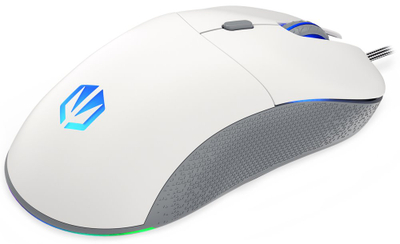Maus ENDORFY GEM Onyx White, optik, i bardhë