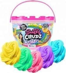 Slime Compound Kings Cotton Candy Cloud Butter, aromë pambuk sheqeri, teksturë silky buttery, shumëngjyrëshe ylber