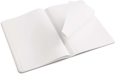 Bllok shënimesh Miquelrius Stone Paper A5, fletë të bardha, jeshile