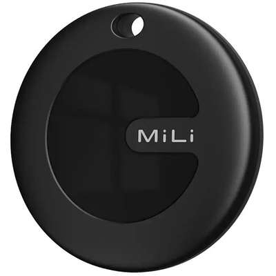 Gjetës sendesh MiLi MiTag, Bluetooth, Apple Find My edhe Google Find My Device, i zi