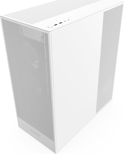 Kasë NZXT H7 Flow RGB, e bardhë, Midi Tower
