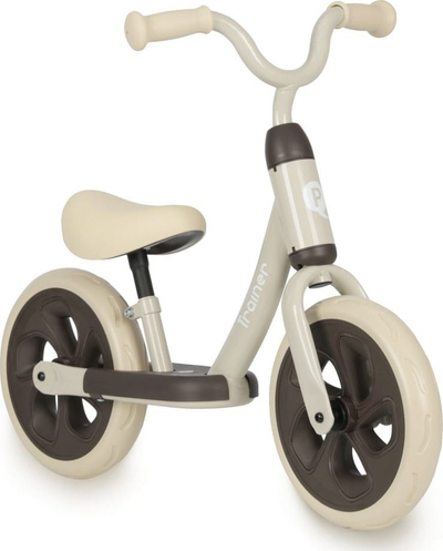 Тркало без педали Qplay Koa Eva Trainer, гума EVA, за деца 2-4 години, беж