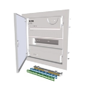 Tabllo modulare Eaton KLV-12UPS-F, 1 rresht 12 module, IP30, e bardhë