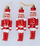 Dekoratë Krishtlindjesh Edelman Nutcracker, set 3 copë, shumëngjyrëshe