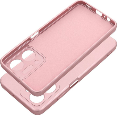 Futrollë telefoni OEM METALLIC për Honor X7a, TPU, metalike, rozë