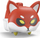 Декоративна фигура Glorious Fox Switch, винил 7.6cm, лисица, многуобојна