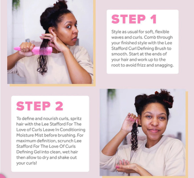 Furçë për kaçurrela Lee Stafford For The Love Of Curls Curl Defining Brush, 1 copë