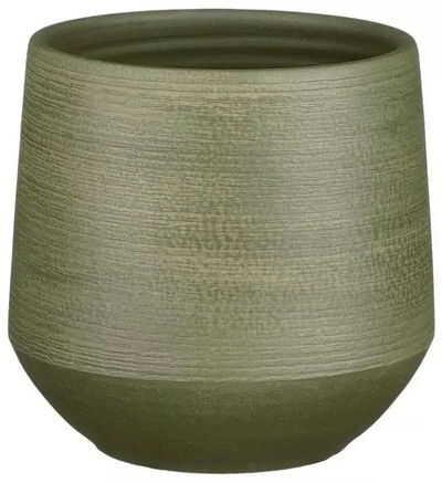 Vazo lulesh Mica Evora 1138169, qeramike, Ø 19 cm, jeshile