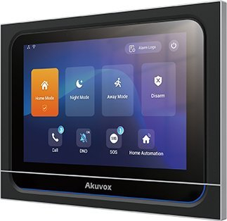 Panel i zgjuar Akuvox X933H, 7", ekran me prekje, 1280x800, i zi