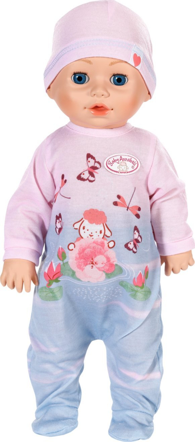 Kukull interaktive Baby Annabell Zapf Lilly Learns to Run 43cm, me funksione ecjeje, rozë blu